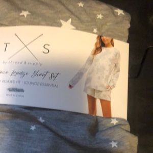 Long sleeve pajamas with shorts small Brand new